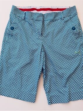 Puma Light Blue and Red Swim/Active Shorts sz 8